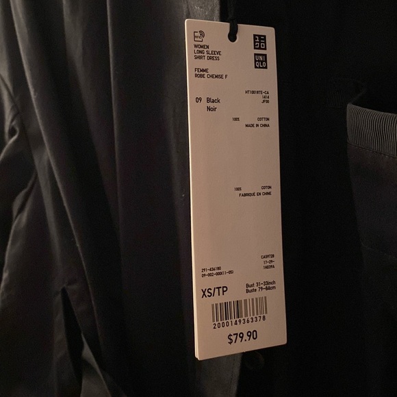 BNWT Uniqlo +J shirt dress size xs - Picture 3 of 5